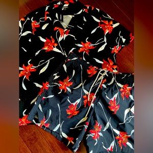 Express Men’s Floral Short Set